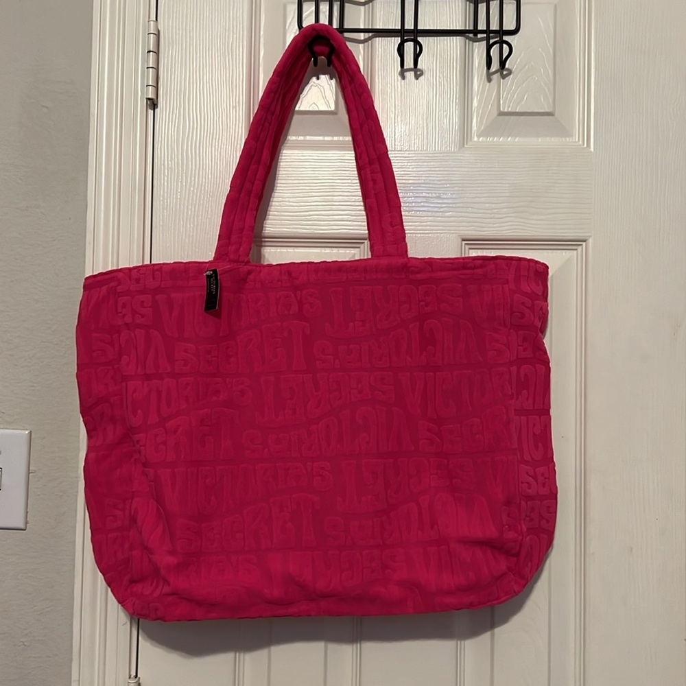 Victoria’s Secret terry cloth bag
